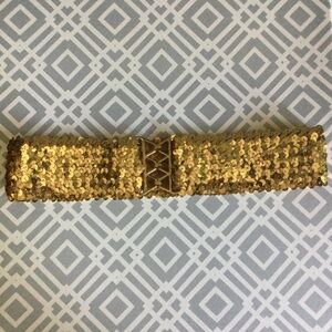 Vintage Sequined Stretchy Belt